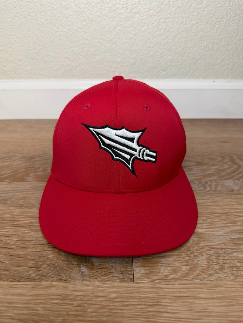Richardson Embroidered Kansas City Arrowhead Logo PTS 30 Red Hat, Size LG-XL